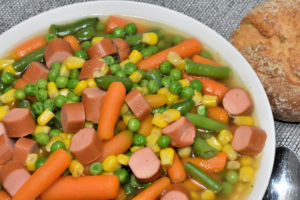 Manchmal muss es eben ein Gemüseeintopf sein - auf Basis einer Einbrennsuppe, echt lecker!