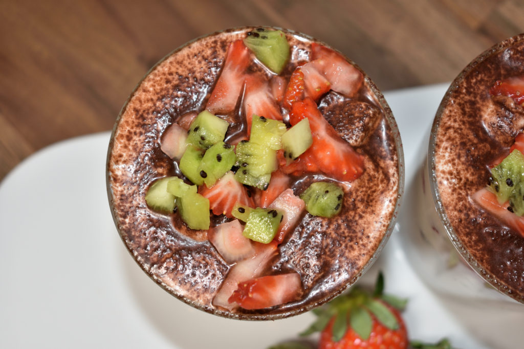 Erdbeer-Kiwi-Dessertcreme | Veggie Tobi