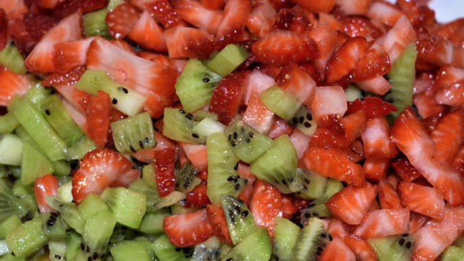 Erdbeer-Kiwi-Dessertcreme | Veggie Tobi