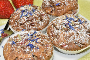 Ich sag's mal durch die Kornblume: Diese Muffins schmecken klasse!